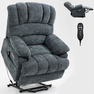 TiramisuBest Lift Recliner Chair Heat Massage Dual Motor Infinite Position Up to 350 LBS Large Electric Power Lift Recliners with Power-Remo - 1 of 4