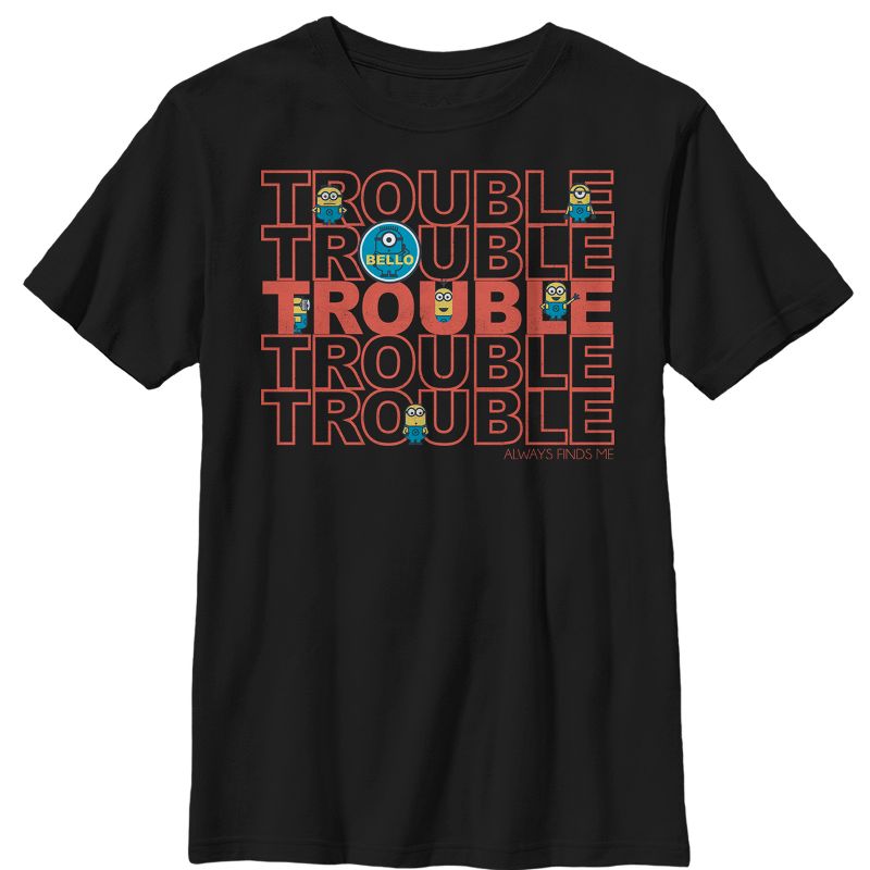 Boy's Despicable Me Minion Trouble T-Shirt, 1 of 5