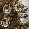 4E's Novelty 12 Pack 3D Wood Reindeer Ornaments - Rustic Christmas Decorations for Tree or Home, Perfect for Festive Holiday Decor. - 2 of 4