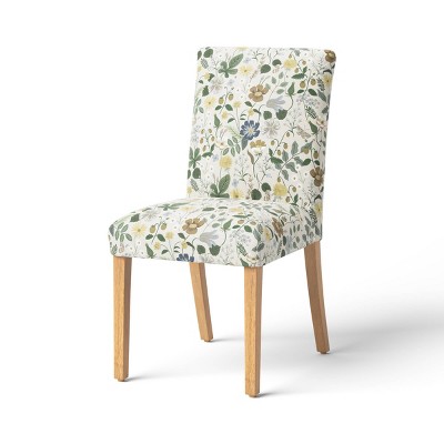 Rifle Paper Co. x Target Strawberry Fields Armless Dining Chair Taupe