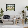 Stupell Industries Horses in Spring Meadow Black Framed Floater Canvas Wall Art - 2 of 4