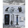VYNXARIA Inflatable Stand Up Paddle Board 11'*34"*6" With Accessories,Light Green - 3 of 4