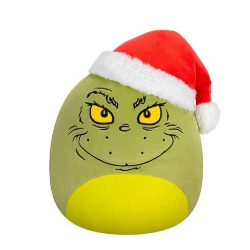 Squishmallows 8 Grinch In Santa Hat Plush Target