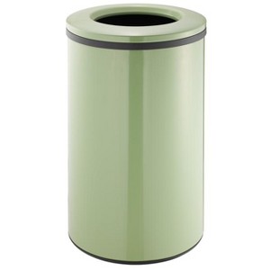 10.6 Gal Open Top Trash Can, 40L Round Commercial Stainless Steel Garbage Can with Removable Inner Bucket for Office, Restaurant, Kitchen - 1 of 1