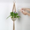 Unique Bargains Indoor Outdoor Macrame Handmade Hanging Rope Flower Pot Holder 27.6" - 4 of 4
