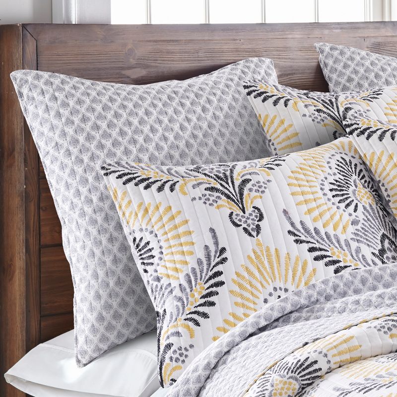 Kiana Floral Quilt Set - Levtex Home, 3 of 6