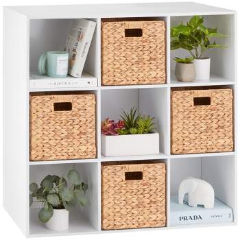 Best Choice Products 9-Cube Bookshelf, Display Storage Compartment Organizer w/ 3 Removable Back Panels