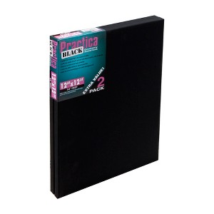 Practica Stretched Canvas 2 Pack - Black - 1 of 4