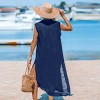 Women's Beach Cover-Up Sleeveless Midi Dress - Cupshe - 3 of 4