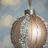 NAYSAYE Party Decoration and Accessories Set of 6 Glass Christmas Ball Ornament for Holiday Celebration, Gold, 3.9"*3.9"*0.09" - 3 of 4