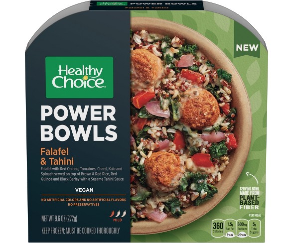 Healthy Choice Falafel & Tahini Frozen Power Bowls - 9.6oz
