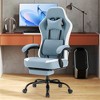 JIONJOY Ergonomic Gaming Chair with Footrest - High Back Lumbar Support, Adjustable Recline& Height, Swivel Computer Desk Chair - 4 of 4