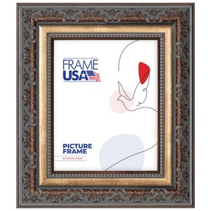 Victorian Brown Single Image Picture Frame - 1 of 4