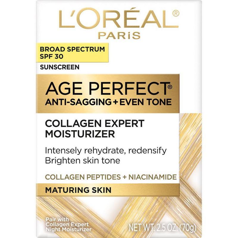 L&#39;Oreal Paris Age Perfect Collagen Expert Day Moisturizer - SPF 30 - 2.5oz, 3 of 11