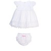 RuffleButts Toddler Girls Dotted Tulle Dress & RuffleButt Set - 2 of 4