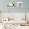 Twin Size House Shape Tent Bed with Sturdy Triangle Frame for Kids - 3 of 4
