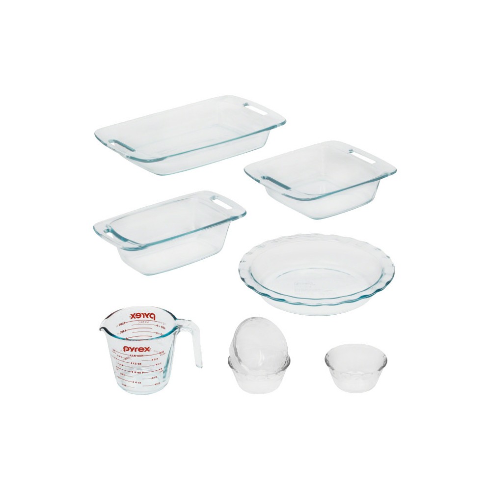 Pyrex 8pc Prep And Bake Set