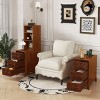 Accent Cabinet Modern with USB Port and 3 Drawers for Bedroom Corner 23.6in - 3irtyhousy - 3 of 4