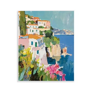 Stupell Industries Italian Coast Abstraction Wall Plaque Art - 1 of 4