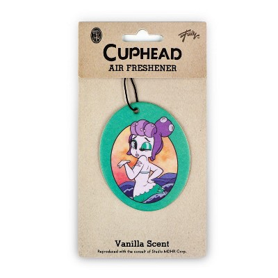 Just Funky Cuphead Cala Maria Mermaid Boss Hanging Air Freshener, Vanilla Scent