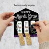 Big Dot of Happiness Mardi Gras - Masquerade Party Game Pickle Cards - Pull Tabs 3-in-a-Row - Set of 12 - 2 of 4