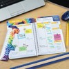 Global Datebooks Secondary Student Planner AY 2024-2025 - Matrix Style - 5.5"x8.5" (Rainbow Gold Marble) - 2 of 4