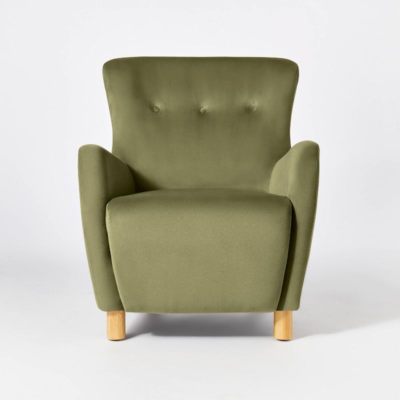 Kessler Wingback Accent Chair Velvet - Threshold&#8482; designed with Studio McGee, 4 of 10