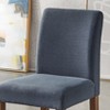 Buylateral Set of 2 Estelle Armless Upholstered Dining Chairs - 3 of 4