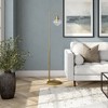 Hampton & Thyme Arc Floor Lamp with Novelty Glass Shade - image 4 of 4