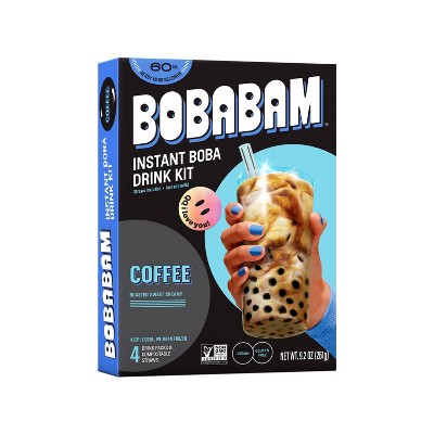 BOBABAM Frozen Coffee Instant Boba Drink Kit - 9.2oz/4ct