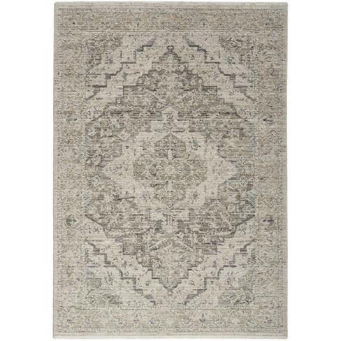 Nourison Nyle Medallion Bohemian Indoor Rug : Target