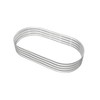 Galvanized Steel Raised Garden Bed, Outdoor Oval Planter Box with Open Base, Metal Garden Bed Planter for Vegetables Flower Herb - 2 of 4