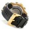 Invicta 22308 Men's Pro Diver Chronograph Gold Dial Yellow Gold Steel & Silicone Strap Watch - 2 of 4