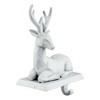 Northlight Set of 2 White Reindeer Christmas Stocking Holders 7" - 2 of 4