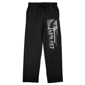 Star Wars Obi-Wan Kenobi Jedi Knight Men's Black Sleep Pajama Pants - 1 of 2