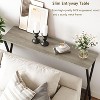 Long Narrow Console Table,  Entryway Table with Storage Shelf, Behind Couch or Hallway, Farmhouse & Industrial - 3 of 4
