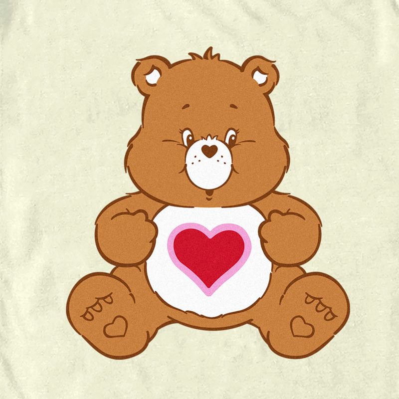 Men's Care Bears Tenderheart Bear Sitting T-Shirt, 2 of 5