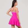 Anna-Kaci Women's One Shoulder Swim Dress with Contrast Trim and Side Tie Detail - 3 of 4