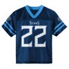 Nfl Tennessee Titans Toddler Boys' Short Sleeve Henry Jersey : Target