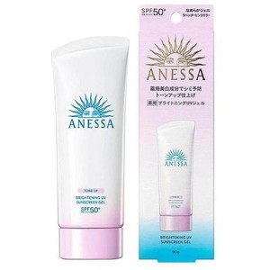 Anessa By Shiseido Tone Up Brightening UV Sunscreen Gel SPF 50+ PA++++ [90g] JAPAN | Sun Protection with Skin Tone Correction - 1 of 4