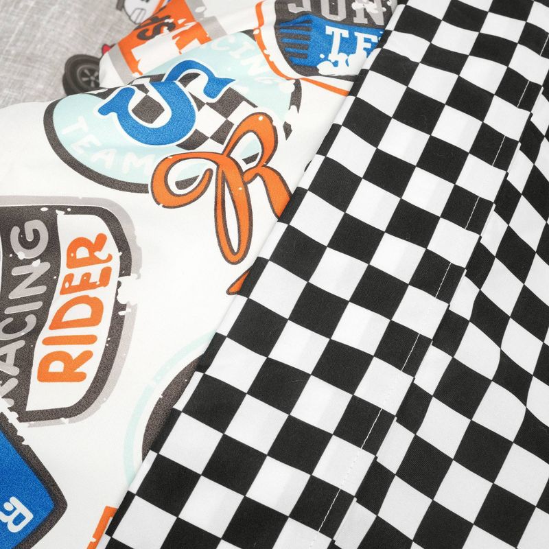 Kids' Race Cars Reversible Oversized with Printed Sheet Set Comforter - Lush Décor, 5 of 10