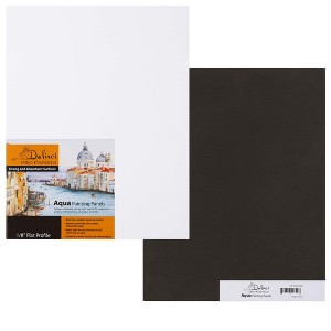 Jerry's Artarama Da Vinci Aqua Pro Panels - 1/8" Thick Rigid Watercolor Board with Acid-Free Surface, Clay-Infused Gesso, Ideal Watercolor Boards for - 1 of 4