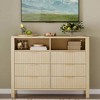 6 Drawer Dresser for Bedroom,47" Wide Chest of Drawers with 2 Open Shelves & Handles - 4 of 4