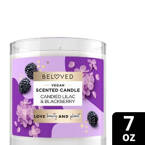 Beloved Candied Lilac & Blackberry 1-Wick Candle - 7oz - 1 of 4