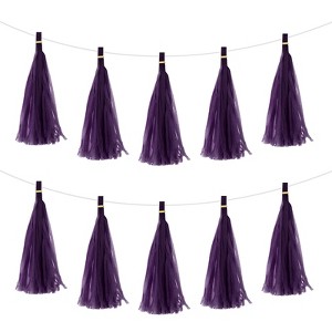 Unique Bargains Party Paper Tassel Garland Banner DIY Kits 25 Pcs - 1 of 4