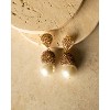 Jewels by Sunaina - CRYSTAL Pearl Drop Earrings - 2 of 3
