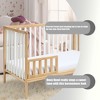 VYNXARIA 3-in-1 Convertible Island Crib Natural/White - 4 of 4