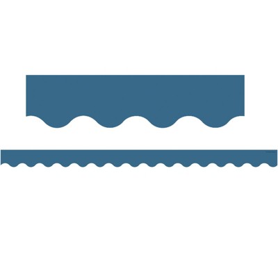 Teacher Created Resources Slate Blue Scalloped Border Trim, 35 Feet (Pack of 6)