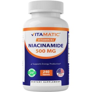 Niacinamide 500 mg - 240 Tablets - 1 of 4