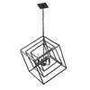 Z-Lite Euclid 4 - Light Chandelier in  Matte Black - 3 of 4